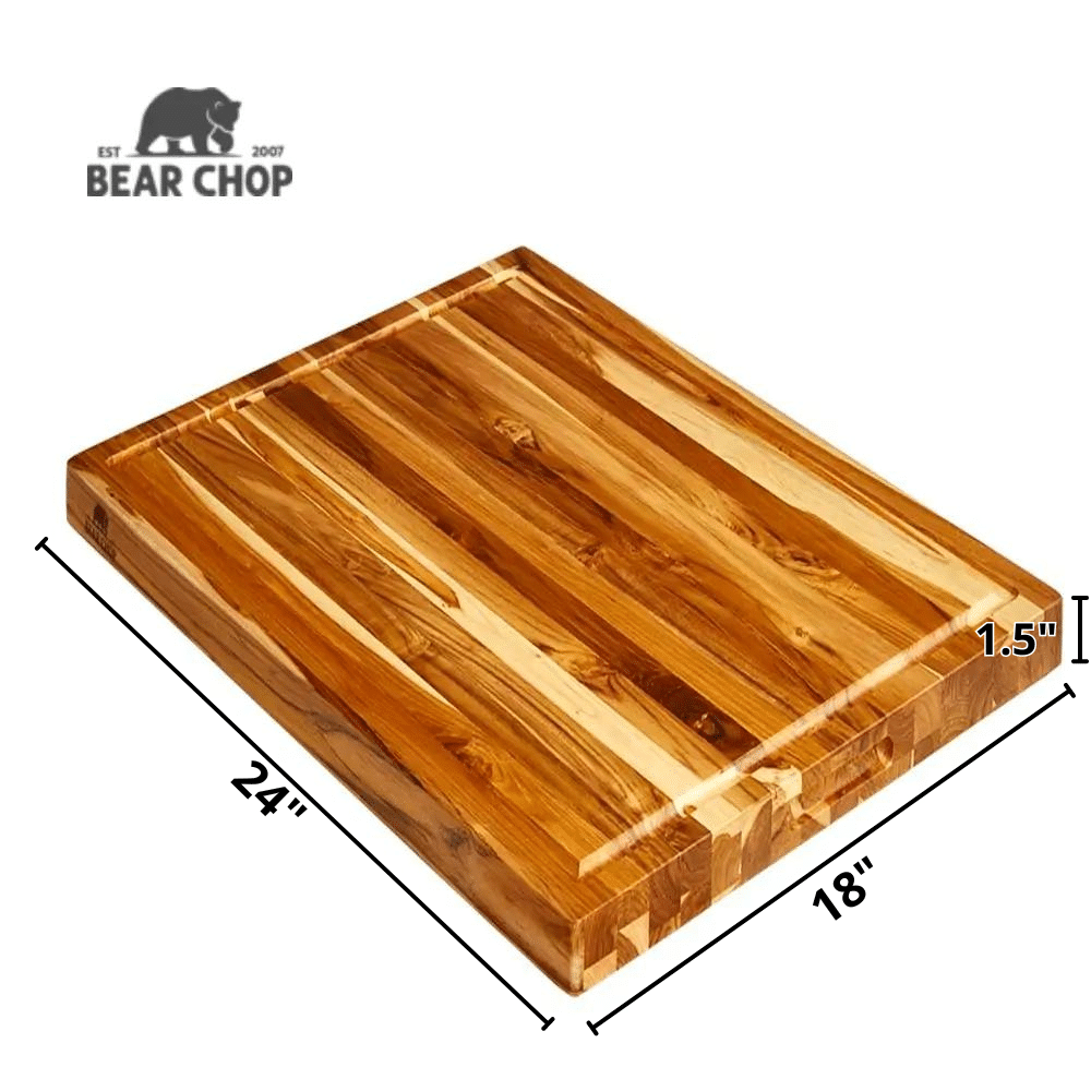 Bearchop non-toxic wood cutting board